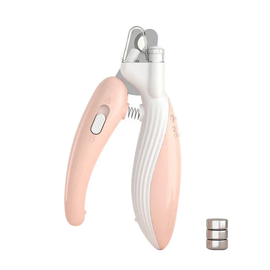 Professional Pet Nail Clippers with LED Light for Dogs, Cats, and Small Animals - Precision Grooming Scissors and Paw Trimmer