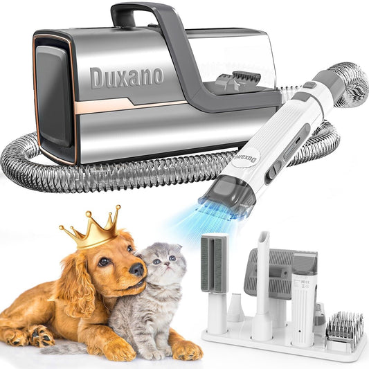 Professional Dog Grooming Kit with High-Power 15000 Pa Vacuum Suction